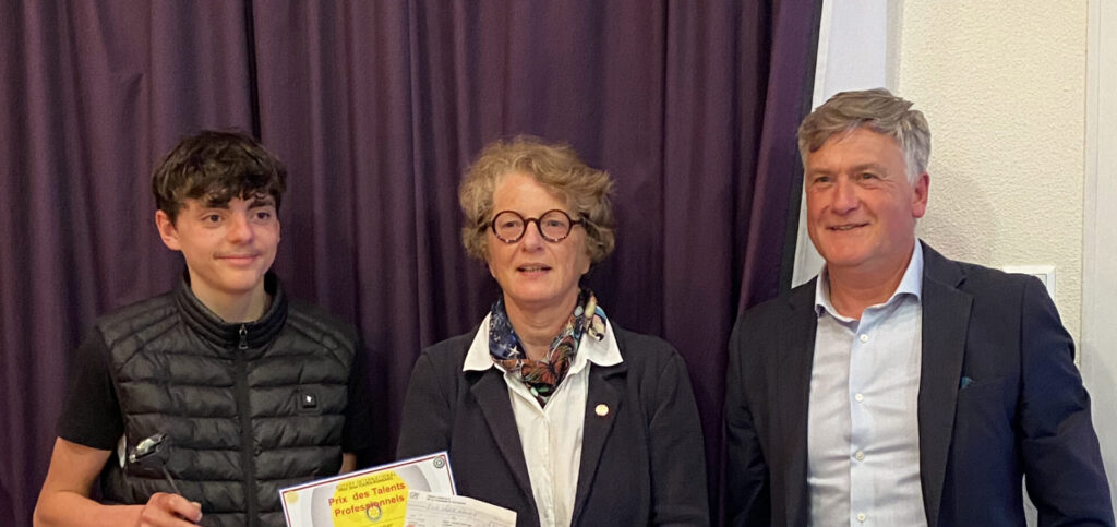 Prix des Talents Professionnels Rotary club Tours Ronsard