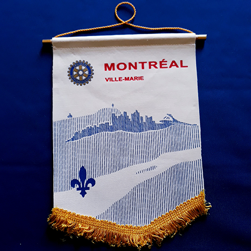 Fanion d'un club du Rotary International