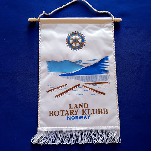 Fanion d'un club du Rotary International