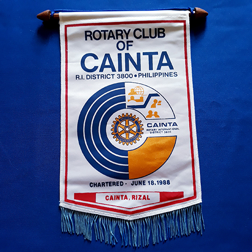 Fanion d'un club du Rotary International