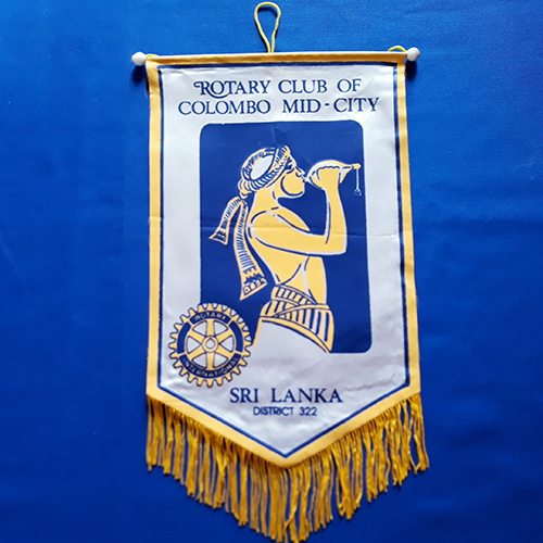 Fanion d'un club du Rotary International
