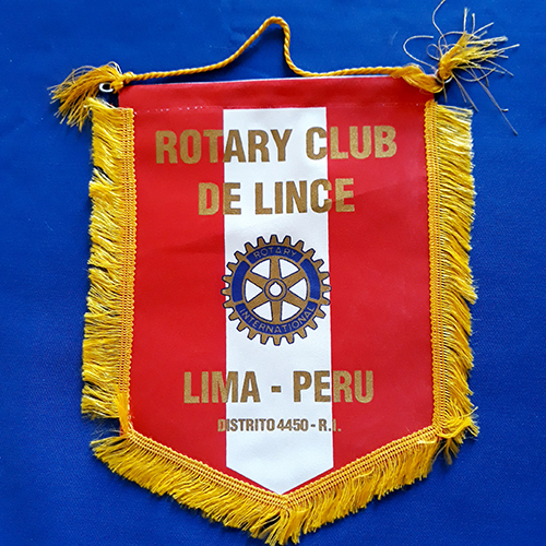 Fanion d'un club du Rotary International