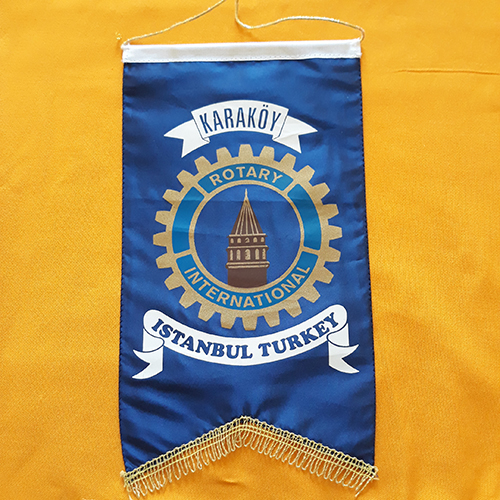 Fanion d'un club du Rotary International
