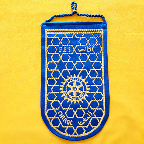 Fanion d'un club du Rotary International