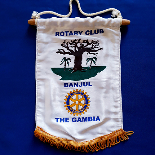 Fanion d'un club du Rotary International