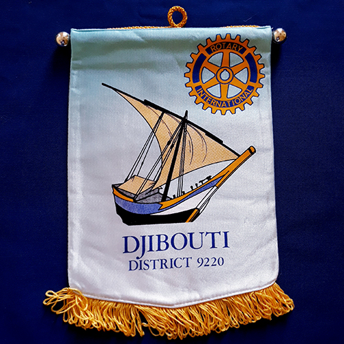Fanion d'un club du Rotary International