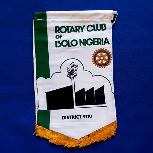 Fanion d'un club du Rotary International