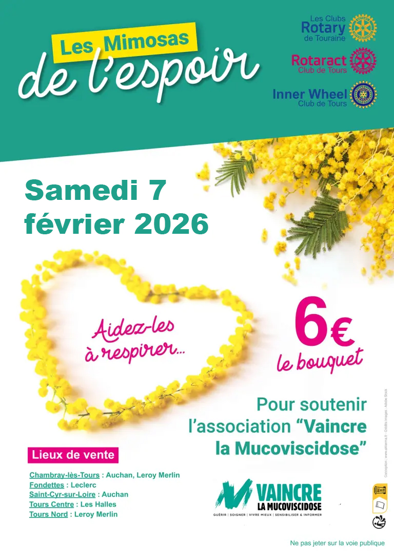 Les mimosas de l'espoir 2026